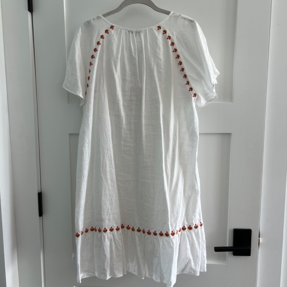 Madewell Linen/Cotton Pullover Dress SzM - Picture 2 of 8